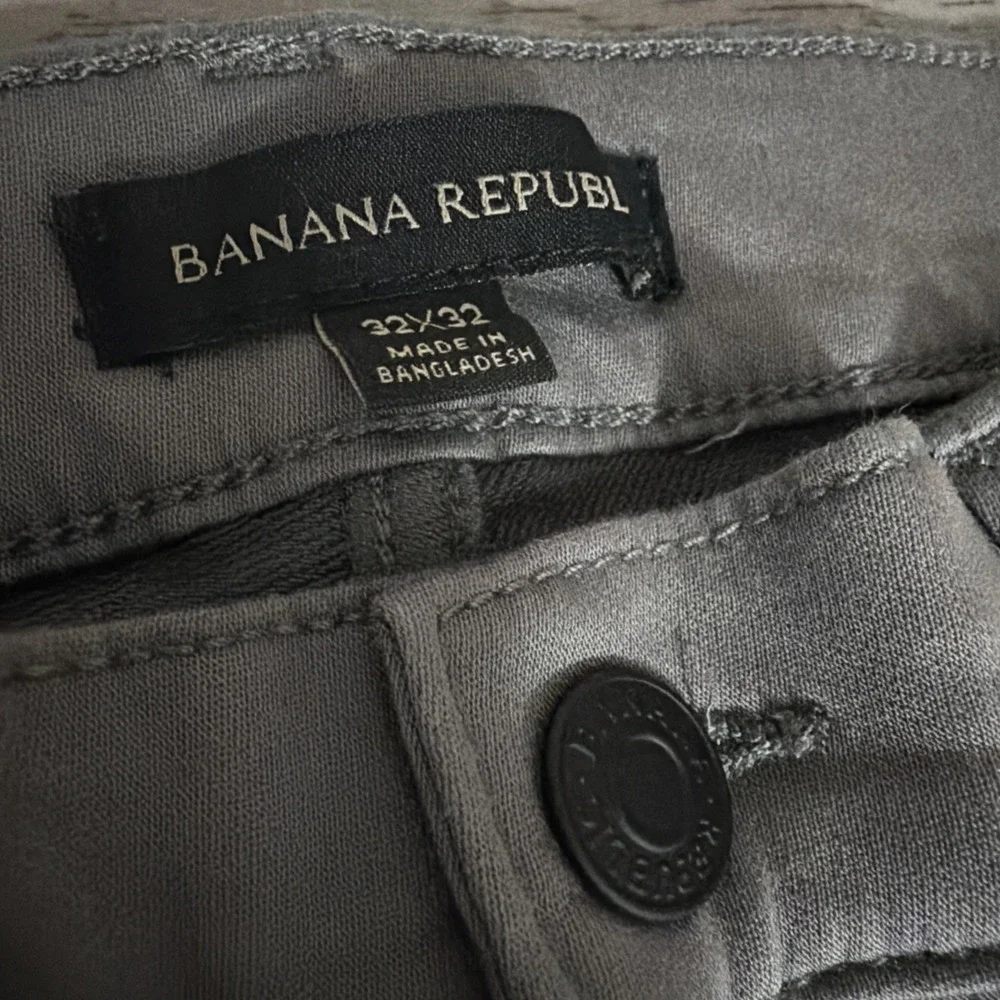 Banana Republic Men's 5 Pocket Pant Stretch Fabric‎ Gray Size 32x32